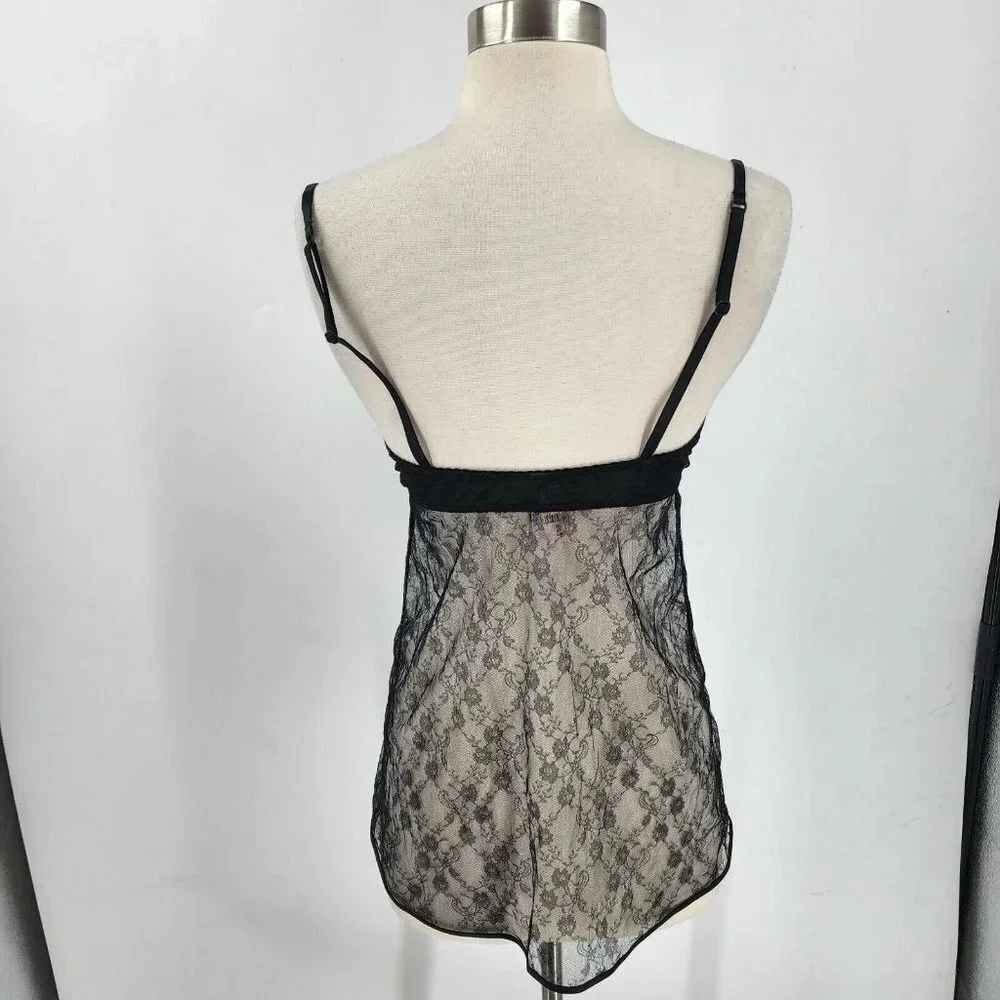 Victoria Secret Women's Sexy Little Things Lace Baby Doll Nightie Size 34D NWT - Picture 3 of 12